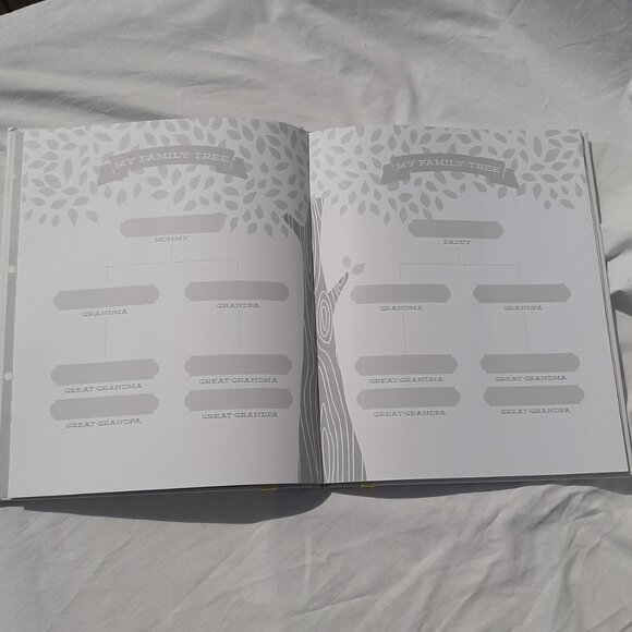 Little Blossoms by  0-5 Year Baby Memory Book with Ink Pad 11" x 9" - Picture 8 of 16